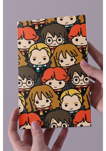 Harry Potter Kawai A5 Çizgisiz Defter (50 Sayfa)