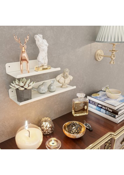 Banyo Rafı Banyo Düzenleyici Organizer Siyah Metal Tasarım 2'li Set indirimleri