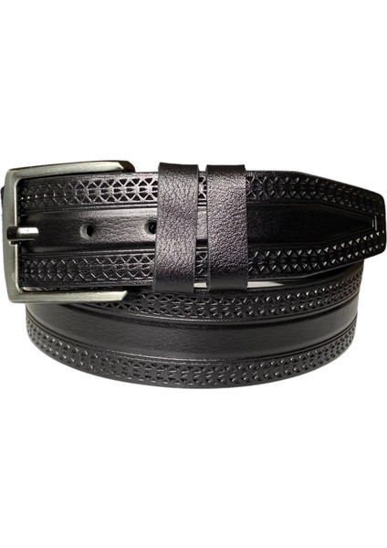 Kaliteli Deri, Siyah 4.5 cm Tek Parça Kot, Spor Kemer fırsatları