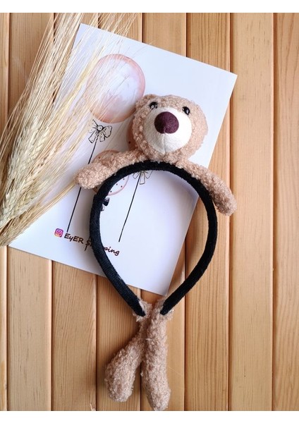 Ayıcıklı Ayaklı Peluş Taç