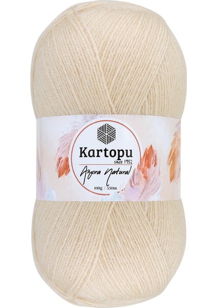 Angora Natural Balköpüğü K845 Ince Yeleklik Yünlü Ip 100GR