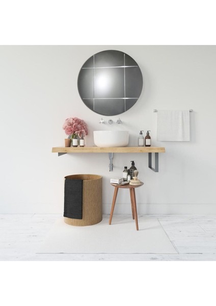 60 cm Kare Desenli Dekoratif Ayna Konsol Aynası Makyaj Aynası fiyatları