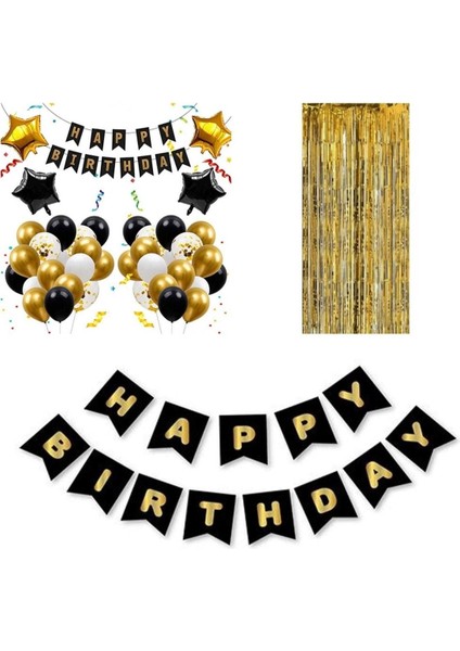 Doğum Günü Süsleri Seti Happy Birthaday