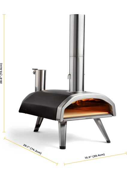 Fyra 12 Wood Pellet Pizza Fırını