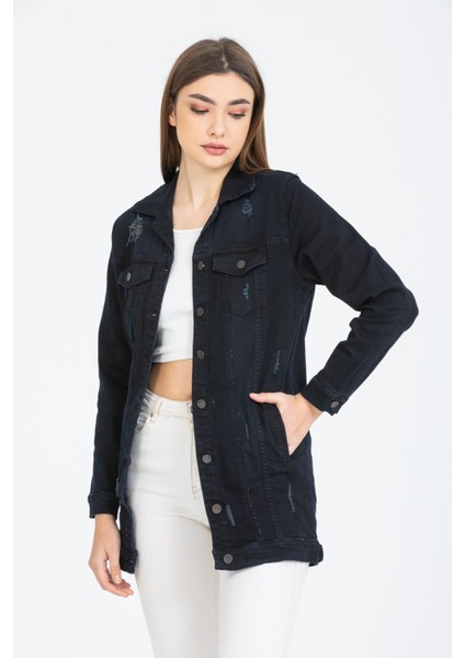 Kadın Yeni Model Kot Ceket 11126