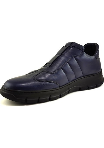 4523 Yumuşak Deri Erkek Günlük Ayakkabı-Lacivert modelleri
