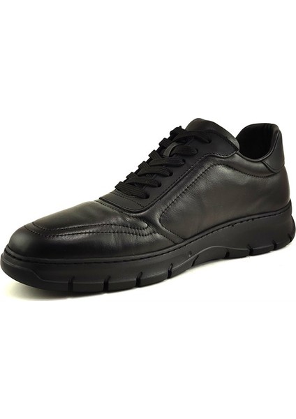 4502 Yumuşak Deri Erkek Günlük Ayakkabı-Siyah modelleri