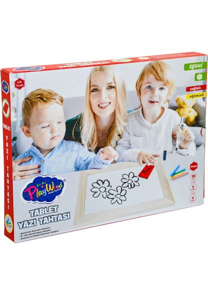 ONY-391 Ahşap Tablet Yazı Tahtası -Onyıl