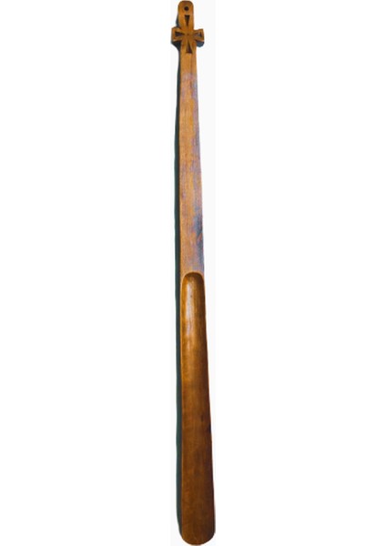 Istavroz Model - Ahşap El Oyması Ayakkabı Çekeceği // 70-75 cm fırsatları