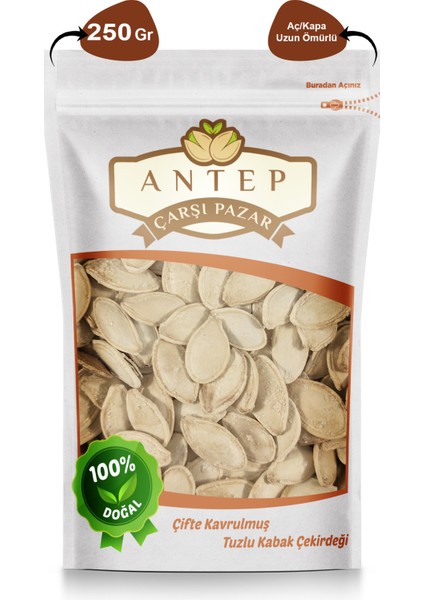 Tuzlu Kabak Çekirdeği 250 gr