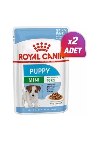 2 Adet Puppy Mini Gravy Pouch Köpek Maması 85 gr