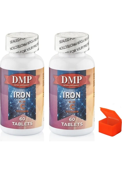 Demir Iron Plus Vitamin C 120 Tablets + Hap Kutusu