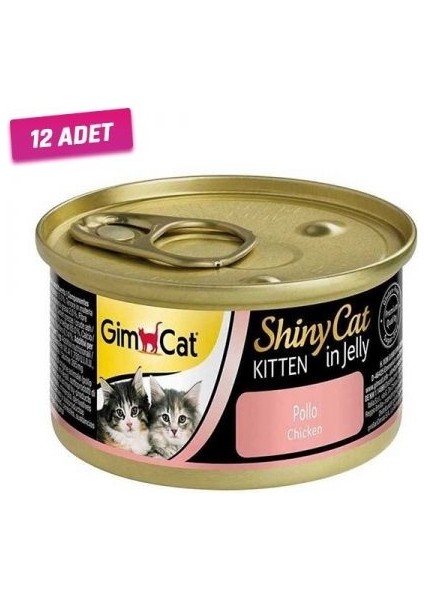 12 Adet Shinycat Yavru Tavuklu 70GR