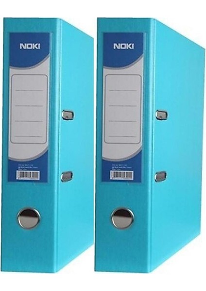 Büro Klasör Geniş Noki Turkuaz Büro Klasörü Halkalı 2 Adet