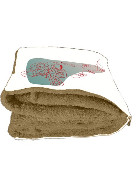 Modern Kadın Silüet Desenli Opsiyonel Battaniyeli Yastık 38 x 38 cm fiyatları