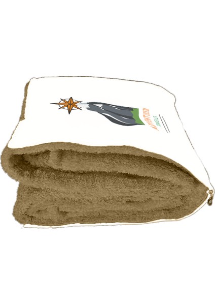Adventurer Desenli Opsiyonel Battaniyeli Yastık 38 x 38 cm