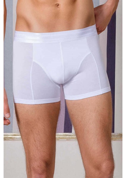 Erkek 440669 Mikro Modal Boxer Beyaz