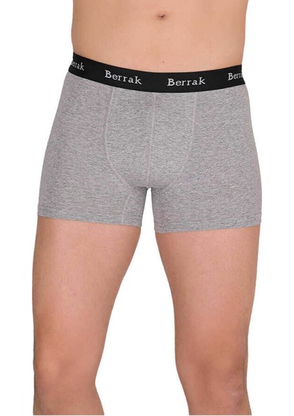 3 Adet Erkek 440676 Modal Likralı Esnek Erkek Boxer Grimelanj