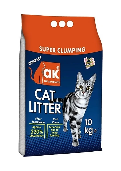 Ak Cat Litter Akkum Doğal Kedi Kumu (10 Kg)