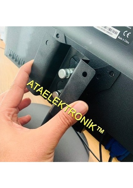 A Plus Televizyon Duvar Askı Aparatı Tüm Monütör LCD Tv 'lerde Uyumlu 10'' - 27'' Arası 16'' 15.6'' 17'' 18'' 19'' Inç 20'' Inch 21'' 22'' Inç 23'' 24'' Inch Askı Aparatı Sabit modelleri