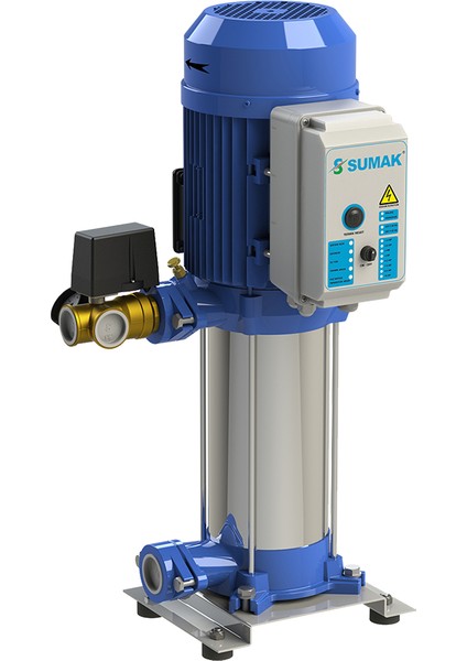 Sht12 A 300/6 Düşey Milli Kademeli Hidrofor 14 Kat 19 Daire 380v Trifaze