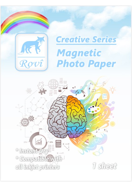 Creative Mıknatıslı Fotoğraf Kağıdı 640GSM 1yp A5 modelleri