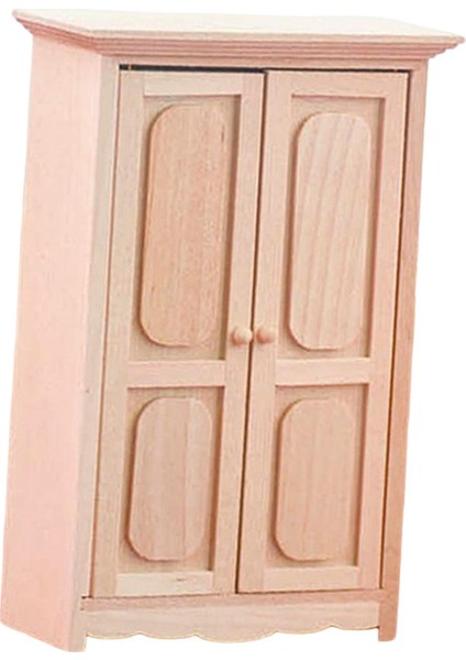 1:12 Ölçekli Dollhouse Oturma Odası Aksesuar Stili Için Ahşap Gardırop (Yurt Dışından) modelleri
