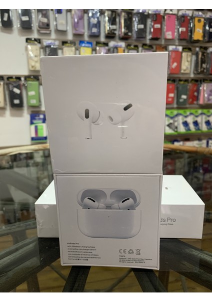 Airpods Pro Android ve Ios Uyumlu Logolu Seri Numaralı Süper Copy Bluetooth Kulaklık + 1 Usb Lamba