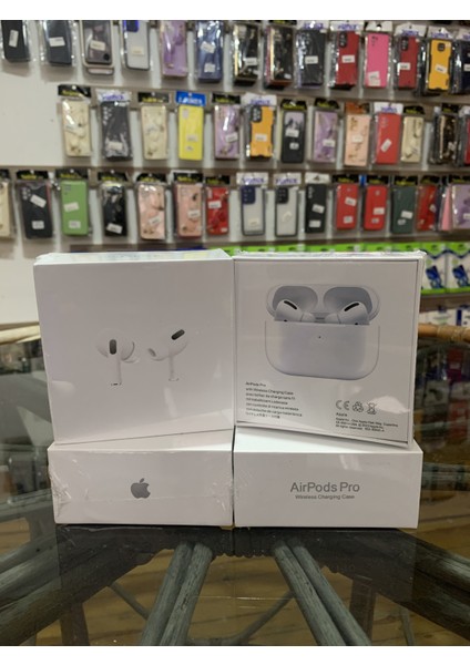 Airpods Pro Android ve Ios Uyumlu Logolu Seri Numaralı Süper Copy Bluetooth Kulaklık + 1 Usb Lamba