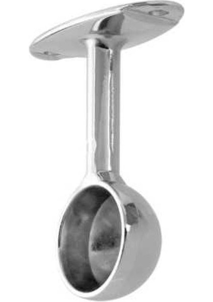 Krom Yuvarlak Ayaklı Askı Flanşı Kapalı