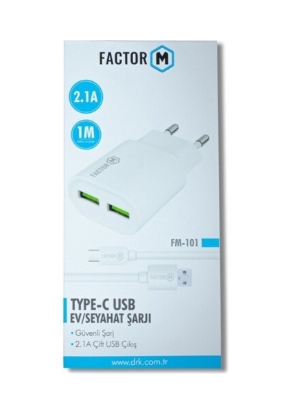 FM-101 Type-C Ev Seyahat Şarjı