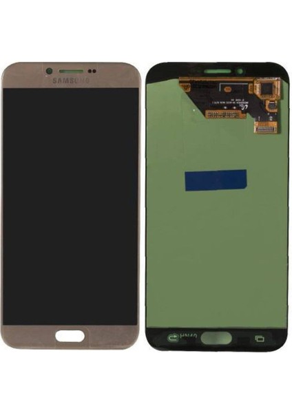 Samsung A8 Gold LCD Ekran Dokunmatik