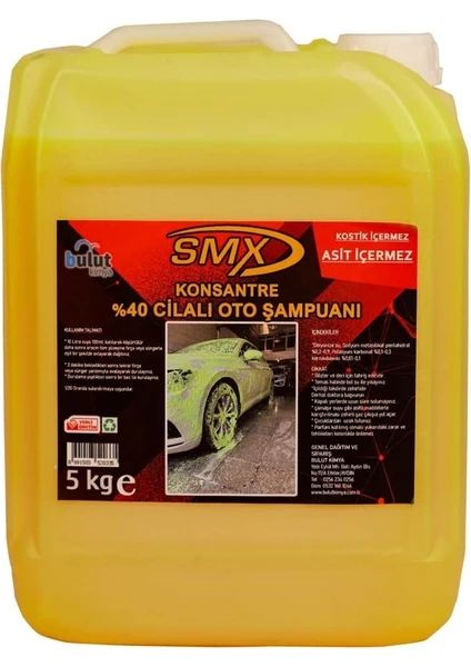 %40 Cilalı Oto Şampuanı (5 Lt)