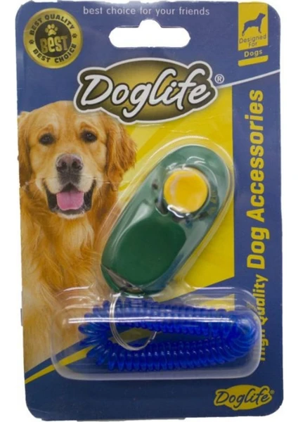 Doglıfe Training Clicker Köpek Eğitim Aparatı - Köpek Koşullandırıcı Buton