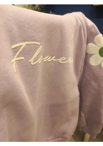 Flowers Kız Çocuk Sweatshirt