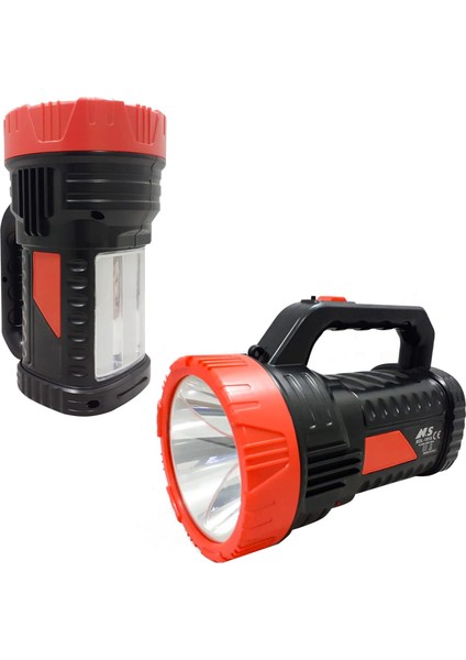 El Feneri Projektör+Işıldak Şarjlı 15W+26SMD Ns RDL-1015