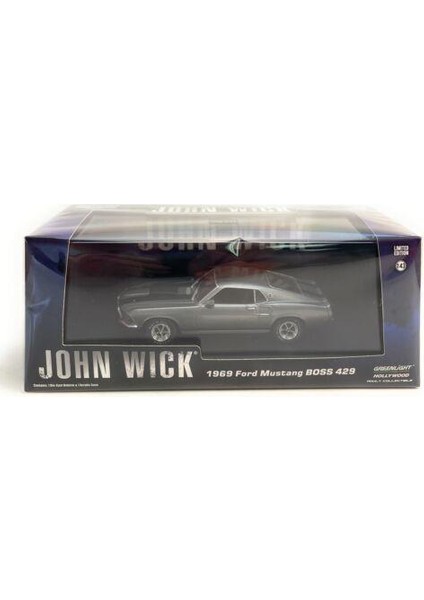 Ford Mustang 1969 Boss 429 John Wick 1:43 Model Araba