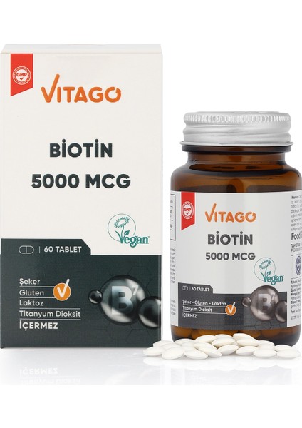Premium Biotin 5000 Mcg 60 Tablet fiyatları