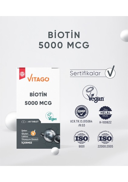Premium Biotin 5000 Mcg 60 Tablet fırsatları
