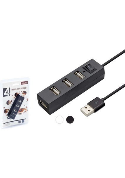 HN168 Hub USB 2.0 4 Port