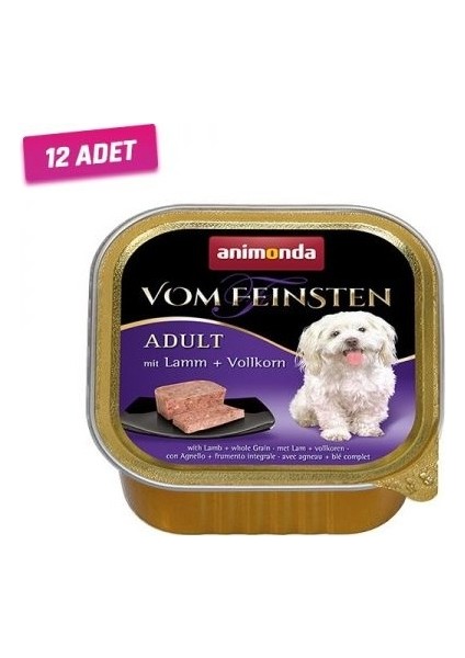 12 Adet - Animonda Kuzu Eti ve Tahıllı Köpek Konservesi 150 gr