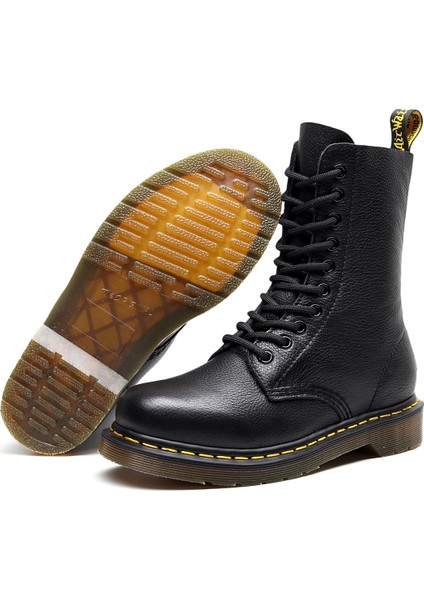 BH14H9045 Siyah Kadın Botlar Martin Botları Motosiklet Botları Kaymaz ve Aşınma Direnci Gündelik Ayakkabılar (Yurt Dışından) fırsatları