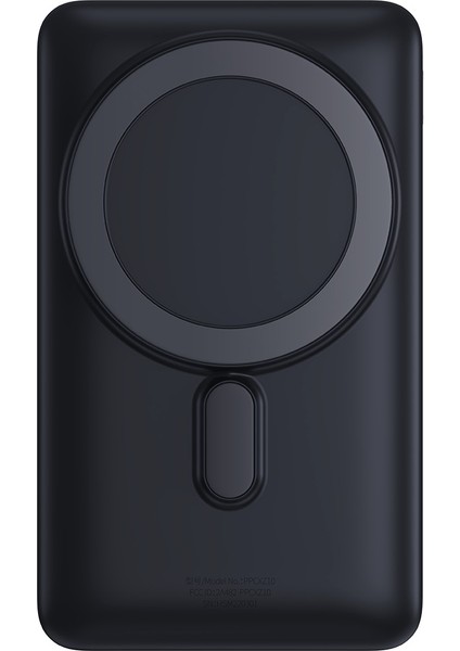 Mgsafe Overseas 20W 10.000 Mah Stant Özellikli Kablosuz Şarjlı Powerbank Mavi