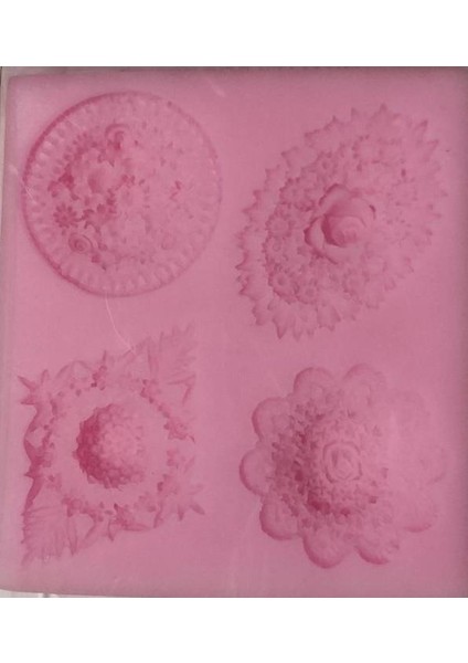 Silikon Kalıp 4lü Broşlar