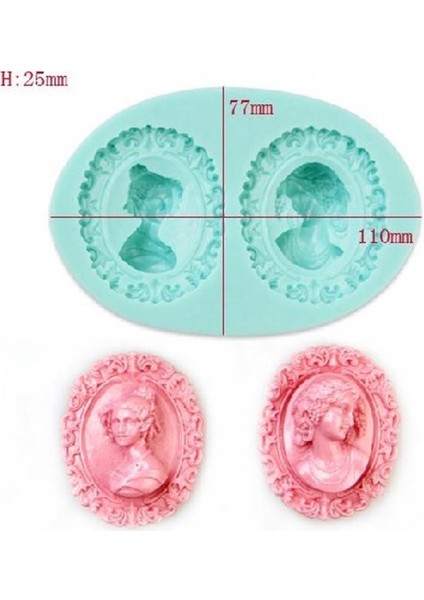 Silikon Kalıp Ikili Cameo