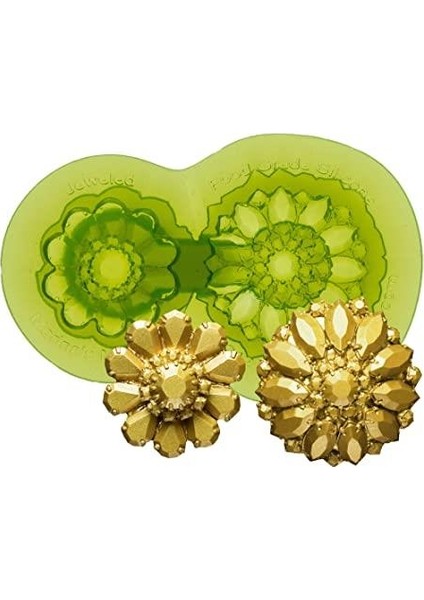 Silikon Kalıp Ikili Broş