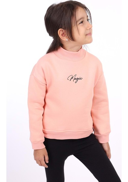 Toontoy Kız Çocuk Nakışlı Sweatshirt