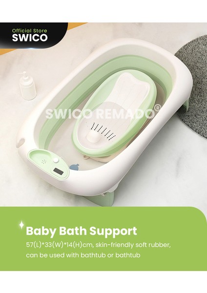 Ayarlanabilir Bebek Banyo Desteği - Yeşil (Yurt Dışından) fiyatları