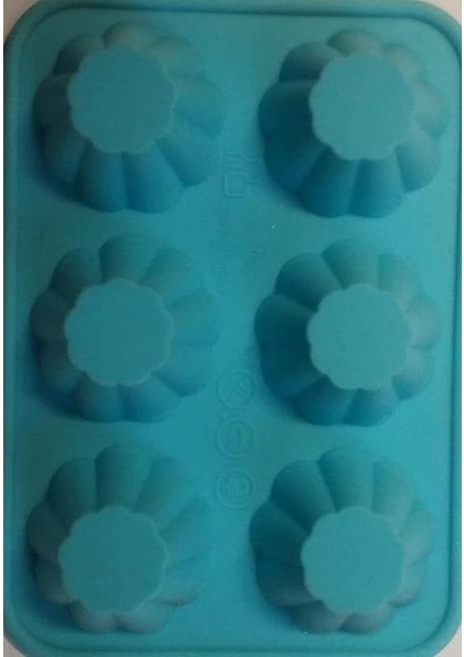 Silikon Kalıb Mini 6 Lı Tart Geniş Dilimli
