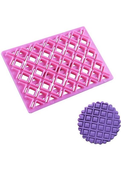 Baskı Patchwork Mini Kareler